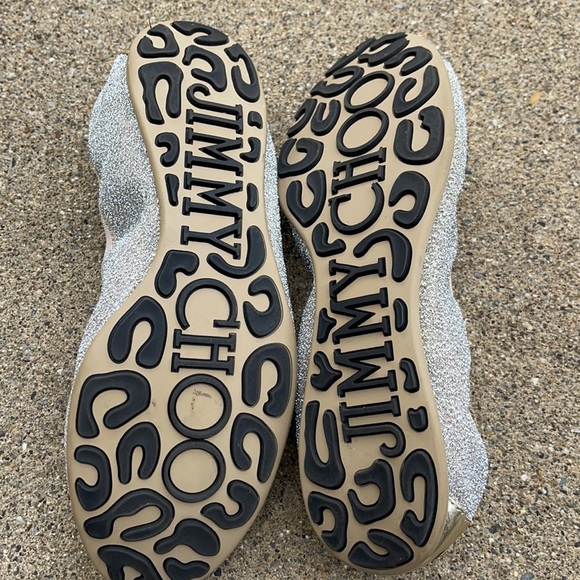 Jimmy Choo gold (and sparkly) flats size 38 - Picture 4 of 6